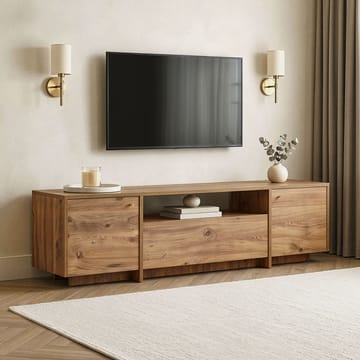 TV-benk Nordure Alvar (180 x 46 x 35 cm) Atlantic Pine - Atlantic Pine - Møbler - TV- & Mediamøbler - TV benk & mediabenk