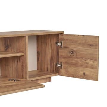 TV-benk Nordure Alvar (180 x 46 x 35 cm) Atlantic Pine - Atlantic Pine - Møbler - TV- & Mediamøbler - TV benk & mediabenk