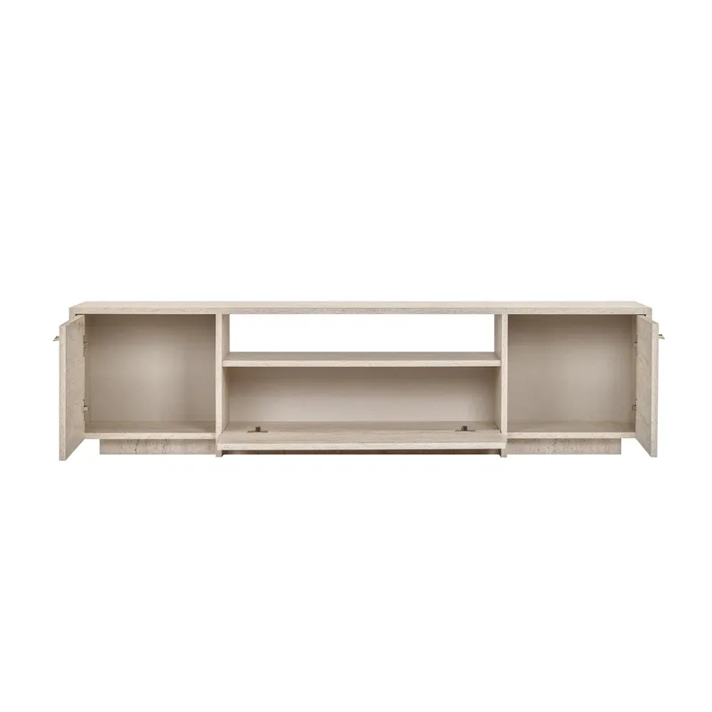 TV-benk Nordure Alvar (180 x 46 x 35 cm) Travertin - Travertin - Møbler - TV- & Mediamøbler - TV benk & mediabenk