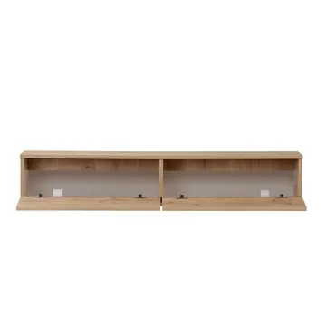 TV-benk Nordure Ligne (140 x 25 x 25 cm) Sapphire Oak - Sapphire Oak - Møbler - TV- & Mediamøbler - TV-hylle