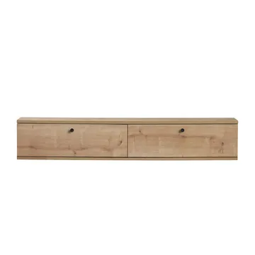 TV-benk Nordure Ligne (140 x 25 x 25 cm) Sapphire Oak - Sapphire Oak - Møbler - TV- & Mediamøbler - TV-hylle