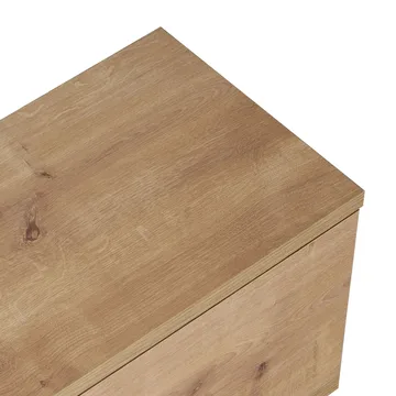 TV-benk Nordure Ligne (140 x 25 x 25 cm) Sapphire Oak - Sapphire Oak - Møbler - TV- & Mediamøbler - TV-hylle