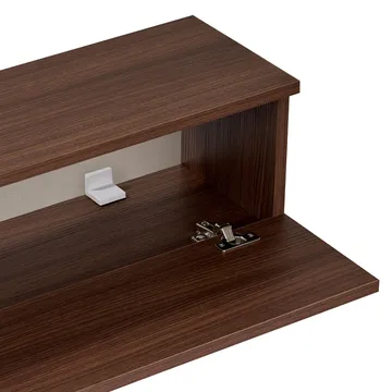 TV-benk Nordure Ligne (140 x 25 x 25 cm) Valnøtt - Valnøtt - Møbler - TV- & Mediamøbler - TV-hylle