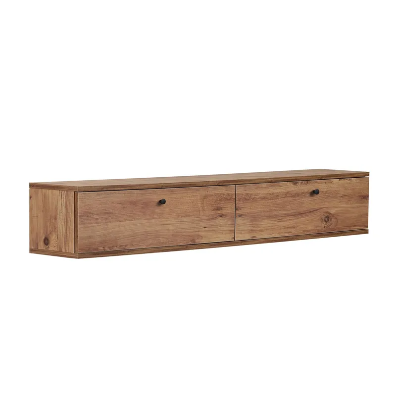 TV-benk Nordure Ligne (160 x 25 x 25 cm) Atlantic Pine - Atlantic Pine - Møbler - TV- & Mediamøbler - TV-hylle