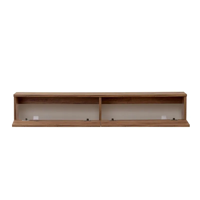TV-benk Nordure Ligne (160 x 25 x 25 cm) Atlantic Pine - Atlantic Pine - Møbler - TV- & Mediamøbler - TV-hylle
