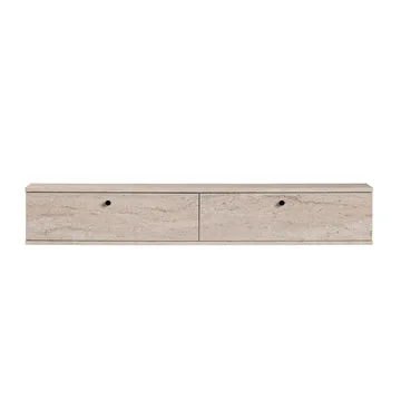 TV-benk Nordure Ligne (160 x 25 x 25 cm) Travertin - Travertin - Møbler - TV- & Mediamøbler - TV-hylle