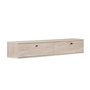 TV-benk Nordure Ligne (160 x 25 x 25 cm) Travertin - Travertin - Møbler - TV- & Mediamøbler - TV-hylle