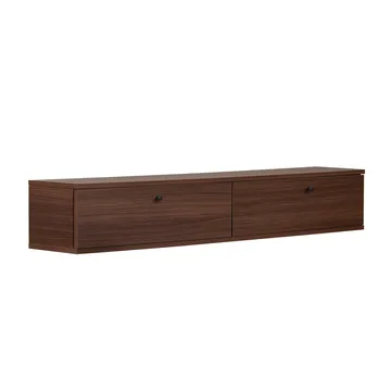 TV-benk Nordure Ligne (160 x 25 x 25 cm) Valnøtt - Valnøtt - Møbler - TV- & Mediamøbler - TV-hylle