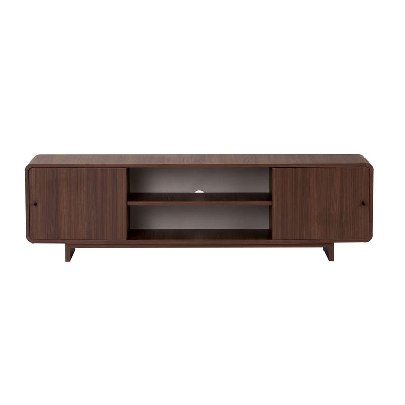 TV-benk Nordure Mirel (180 x 52 x 34 cm) Valnøtt - Valnøtt - Møbler - TV- & Mediamøbler - TV benk & mediabenk