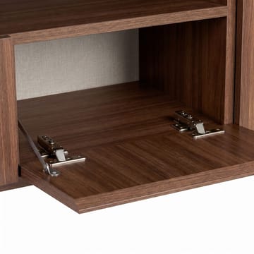 TV-benk Nordure Rivoli (160 x 50 x 35 cm) Milano Valnøtt Svart - Milano valnøtt og svart - Møbler - TV- & Mediamøbler - TV benk & mediabenk