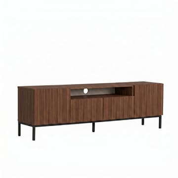 TV-benk Nordure Rivoli (160 x 50 x 35 cm) Milano Valnøtt Svart - Milano valnøtt og svart - Møbler - TV- & Mediamøbler - TV benk & mediabenk