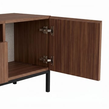 TV-benk Nordure Rivoli (160 x 50 x 35 cm) Milano Valnøtt Svart - Milano valnøtt og svart - Møbler - TV- & Mediamøbler - TV benk & mediabenk