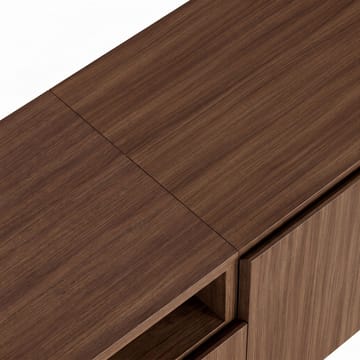 TV-benk Nordure Rivoli (160 x 50 x 35 cm) Milano Valnøtt Svart - Milano valnøtt og svart - Møbler - TV- & Mediamøbler - TV benk & mediabenk