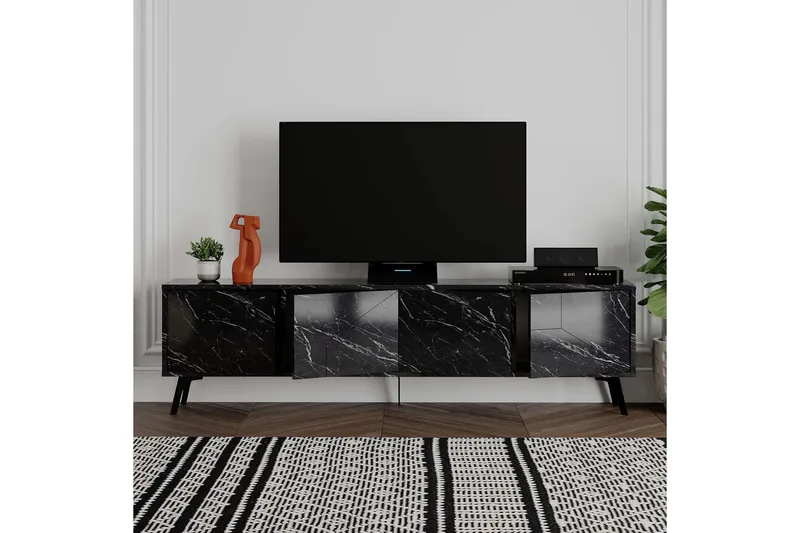 TV-benk og mediabenk Dune TV-benk 180 cm Beige Beige - Møbler - TV- & Mediamøbler - TV benk & mediabenk