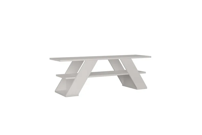 TV-benk og mediabenk Homitis TV-benk Janesh Vit