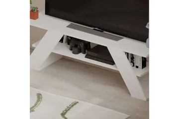 TV-benk og mediabenk Homitis TV-benk Janesh Vit - Møbler - TV- & Mediamøbler - TV benk & mediabenk