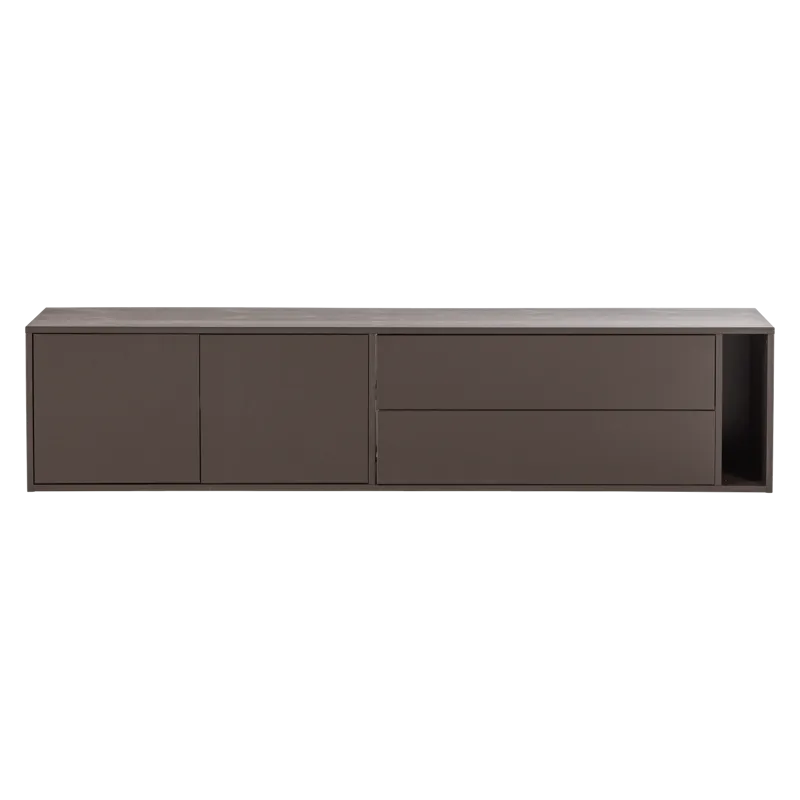 TV-benk Settle 200 cm - Mellombrun - Møbler - TV- & Mediamøbler - TV-skap