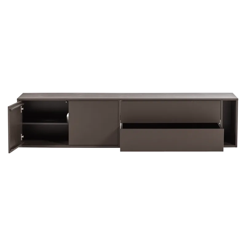 TV-benk Settle 200 cm - Mellombrun - Møbler - TV- & Mediamøbler - TV-skap