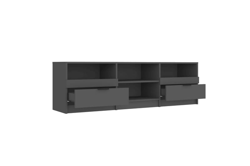TV-benk svart 150x33,5x45 cm konstruert tre - Svart - TV benk & mediabenk