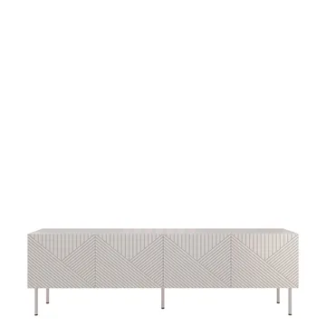 TV-benk TV-benk ART DECO 190 4D beige - Møbler - TV- & Mediamøbler - TV benk & mediabenk