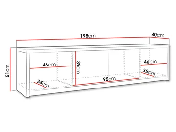TV-benk TV-benk SOLID 4D beige - Møbler - TV- & Mediamøbler - TV benk & mediabenk