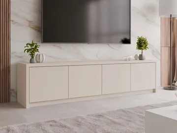 TV-benk TV-benk SOLID 4D beige - Møbler - TV- & Mediamøbler - TV benk & mediabenk