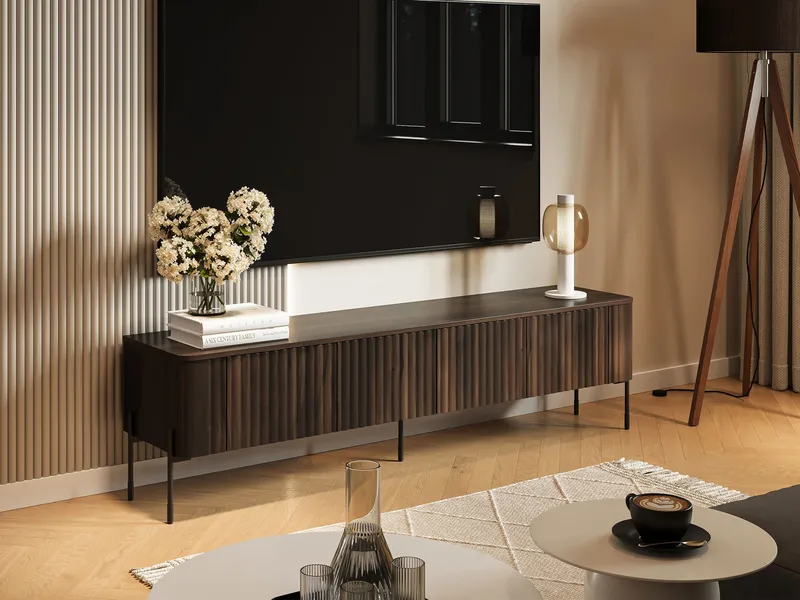 TV-benk TV-benk VERA 190 brun - Møbler - TV- & Mediamøbler - TV benk & mediabenk