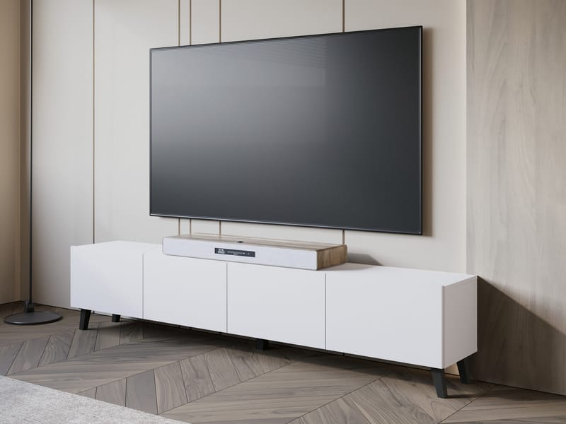 TV-benk TV-benk PHUKET 190 hvit - Møbler - TV- & Mediamøbler - TV benk & mediabenk