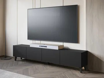 TV-benk TV-benk PHUKET 190 svart - Møbler - TV- & Mediamøbler - TV benk & mediabenk