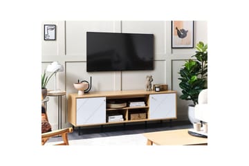 TV-benk Palmer Lyst tre, hvit - Lyst tre, hvit - Møbler - TV- & Mediamøbler - TV benk & mediabenk