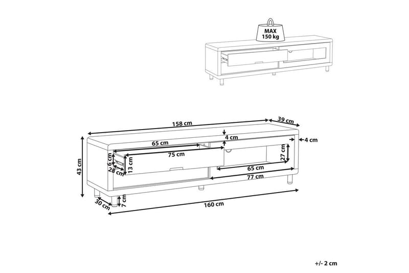 TV-benk Pemborke. - Møbler - TV- & Mediamøbler - TV benk & mediabenk