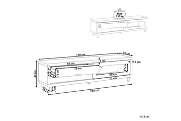 TV-benk Pemborke. - Møbler - TV- & Mediamøbler - TV benk & mediabenk