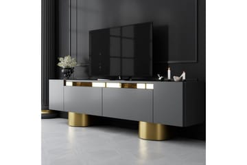 TV-bord Antrasitt / Gull - Antrasitt / Gull - Møbler - TV- & Mediamøbler - TV benk & mediabenk