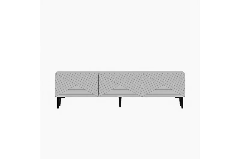 TV-bord Botswana Hvit - Hvit - Møbler - TV- & Mediamøbler - TV benk & mediabenk