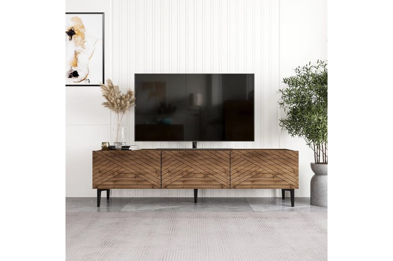 TV-bord Botswana Valnøtt - Valnøtt - Møbler - TV- & Mediamøbler - TV benk & mediabenk