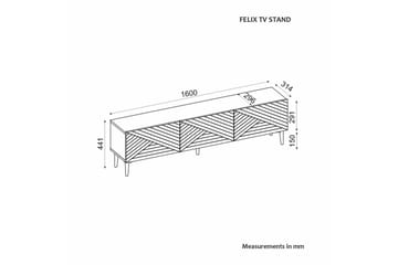 TV-bord Botswana Valnøtt - Valnøtt - Møbler - TV- & Mediamøbler - TV benk & mediabenk