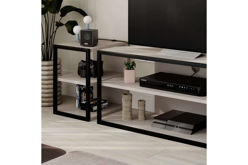 TV-bord Echo Lys mokka - Lys mokka - Møbler - TV- & Mediamøbler - TV benk & mediabenk