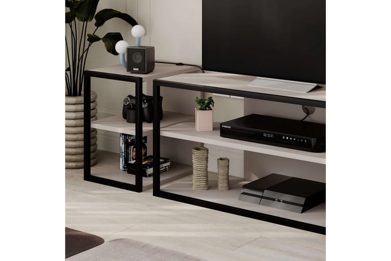 TV-bord Echo Lys mokka - Lys mokka - Møbler - TV- & Mediamøbler - TV benk & mediabenk