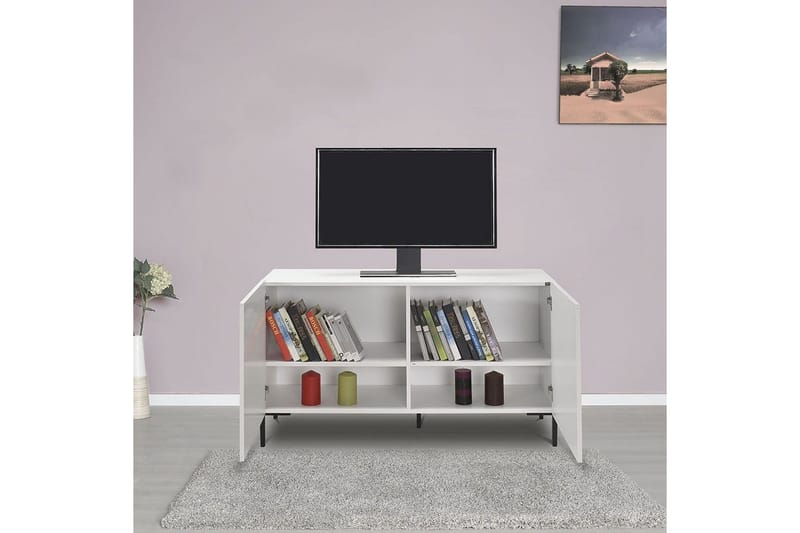 TV-bord Galnor Almasi / Hvit - Almasi / Hvit - Møbler - TV- & Mediamøbler - TV benk & mediabenk