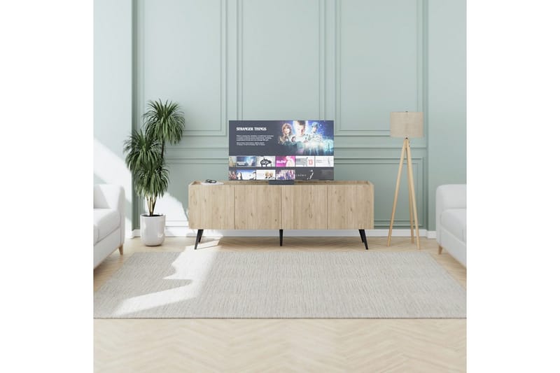 TV-bord Galnor Eik - Naturell - Møbler - TV- & Mediamøbler - TV benk & mediabenk