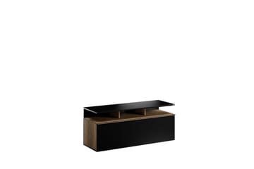 TV-bord Galnor Svart / Valnøtt - Svart / Valnøtt - Møbler - TV- & Mediamøbler - TV benk & mediabenk