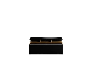 TV-bord Galnor Svart / Valnøtt - Svart / Valnøtt - Møbler - TV- & Mediamøbler - TV benk & mediabenk