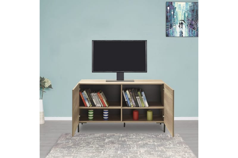 TV-bord Galnor Taupe - Taupe - Møbler - TV- & Mediamøbler - TV benk & mediabenk