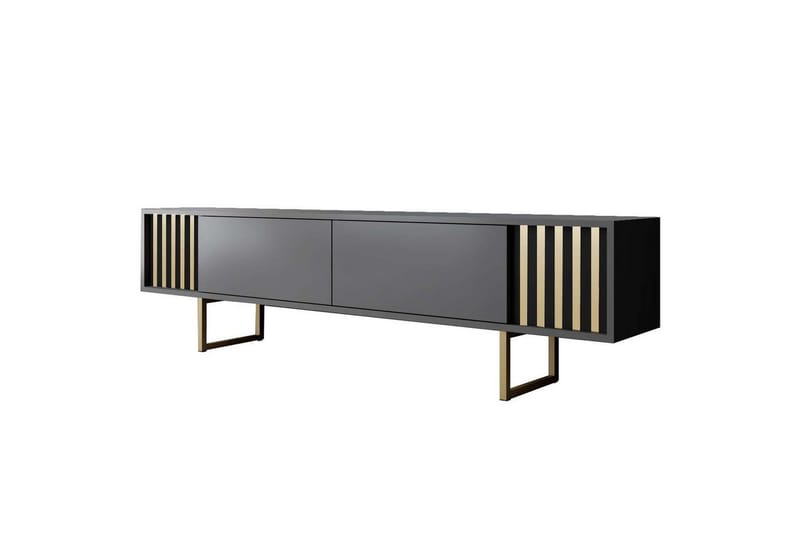 TV-bord Gull Linje Antrasitt / Gull, Antrasitt / Gull