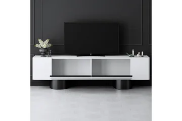 TV-bord Hvit / Svart - Hvit / Svart - Møbler - TV- & Mediamøbler - TV benk & mediabenk