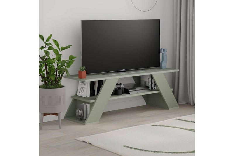 TV-bord Janesh Ask Grønn - Ask Grønn - Møbler - TV- & Mediamøbler - TV benk & mediabenk