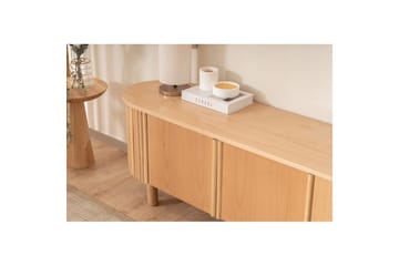 TV-bord Karela Bøk - Lysfarget tre - Møbler - TV- & Mediamøbler - TV benk & mediabenk