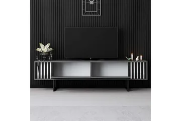 TV-bord Krom Linje Antrasitt / Svart - Antrasitt / Svart - Møbler - TV- & Mediamøbler - TV benk & mediabenk