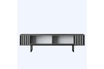 TV-bord Krom Linje Antrasitt / Svart - Antrasitt / Svart - Møbler - TV- & Mediamøbler - TV benk & mediabenk