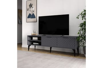 TV-bord Lyven Antrasitt - Antrasitt - Møbler - TV- & Mediamøbler - TV benk & mediabenk
